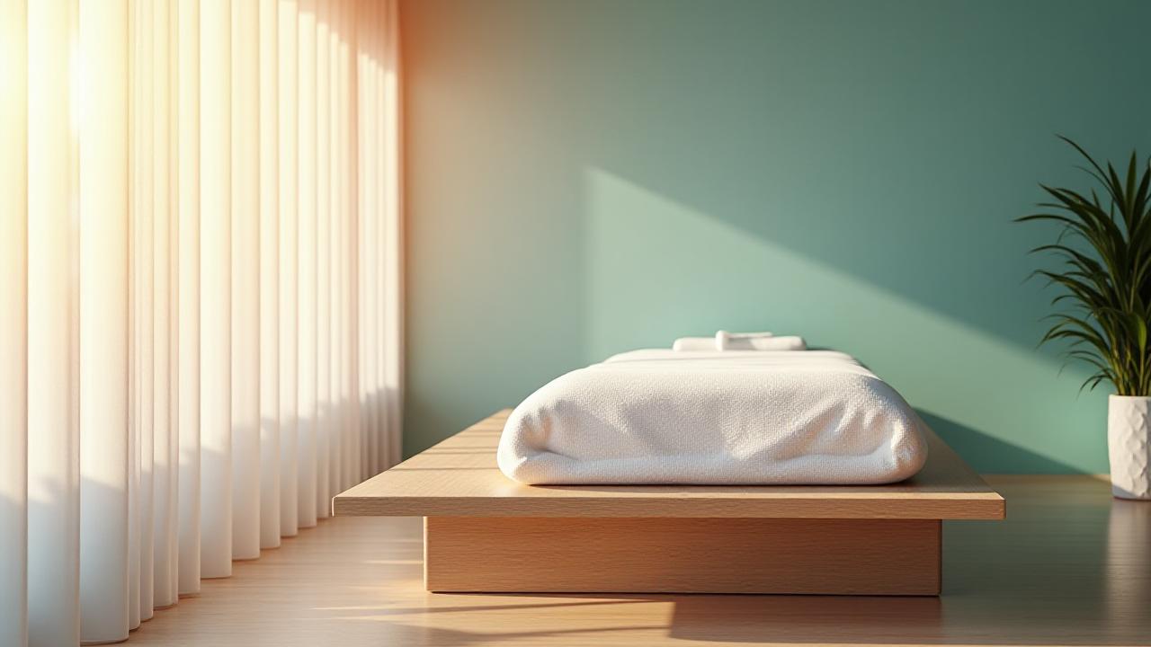 Serene therapeutische Massageumgebung im Aqua Aura Spa Zaragoza